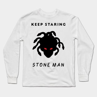 Greek Mythology Gorgon Stone Man Long Sleeve T-Shirt